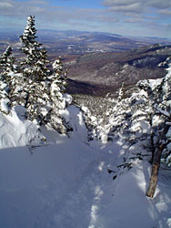 Escape hatch, Mt. Garfield summit.